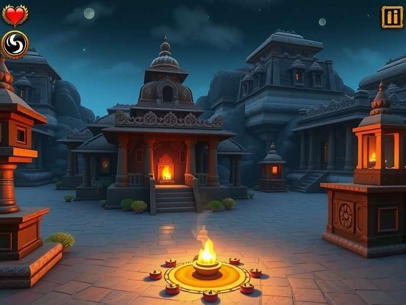 Sacred Puja Expedition feature showcase demonstrating ritual mechanics